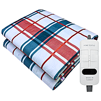 Электропростынь с подогревом Electric blanket 140х160 см, 2 г. гарантии, Турция Двозонне