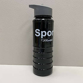 Пляшка для води пластикова 800 мл Stenson 60107 чорна