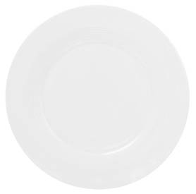 Набір 6 порцелянових обідніх тарілок "White City" Ø25см ukrfarm    (білий фарфор)