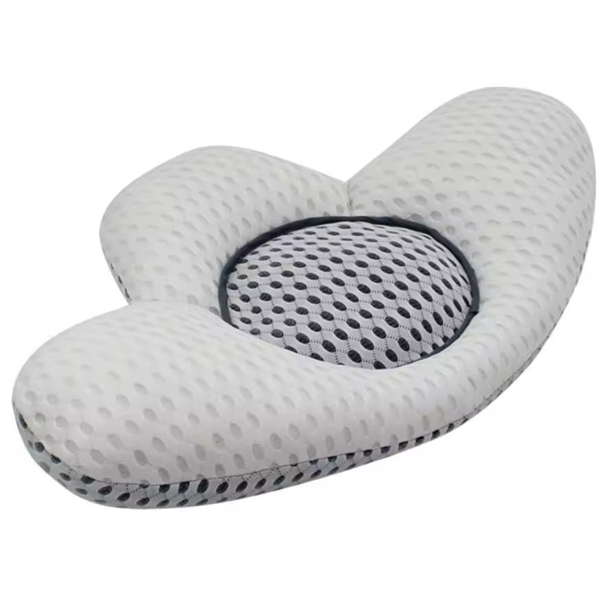 Ортопедична подушка для попереку RIAS Support Pillow White-Grey (3_04619)