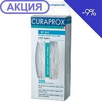 Curaprox DF 841 Нитка міжзубна нейлонова 3 в 1 SUPER, 70 см (100 шт.)