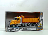 Машинка Yi wu jiayu Самоскид "Heavy Dutyt Dump Truck" 32 см жовтий PY6911A, фото 4