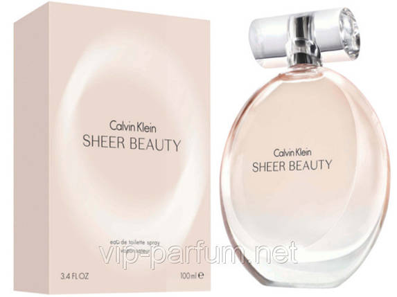 Calvin Klein Sheer Beauty туалетна вода 100 ml. (Кельвін Кляйн Шер Б'юті), фото 2