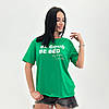 Повсякденна жіноча футболка оверсайз "English" оптом від виробника, фото 6