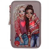 ТОР Model потрійний пенал з наповненням та LED підсвічуванням Best Friends 11753 пенал з наповненням Топ Модель, фото 2