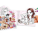 Top Model розмальовка із наліпками Doggy (12714), фото 2