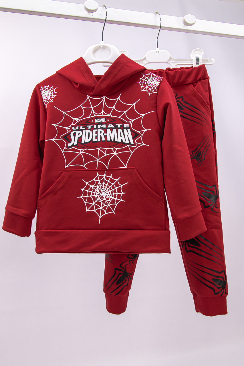Дитячий спортивний костюм для хлопчика з принтом SpiderMan