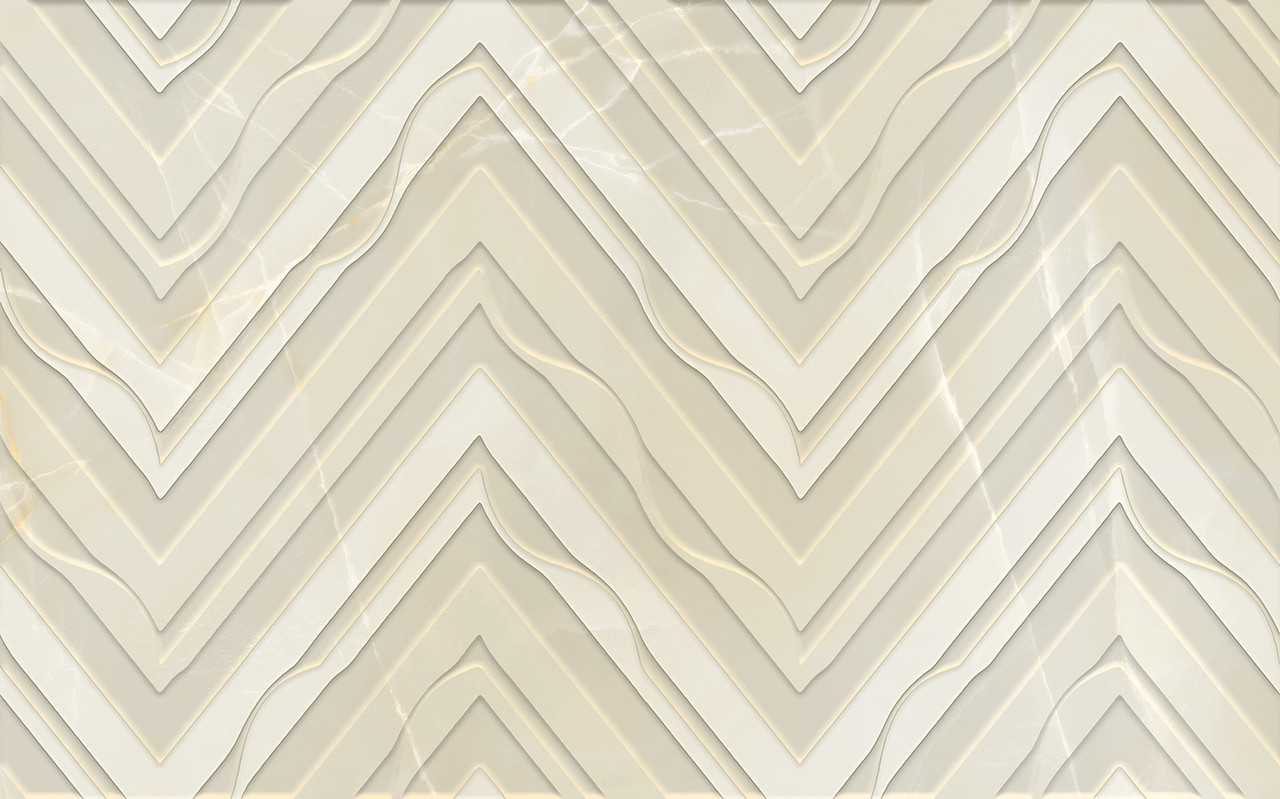 Плитка облицювальна Golden Tile Onyx Story chevron бежевий 250*400