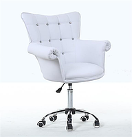 Парикмахерское кресло на колесах Votana HC804CK XXL белое