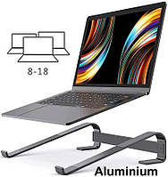 Алюмінієва підставка для ноутбука AVADONA зручність + охолодження. Чорний