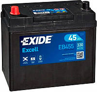Аккумулятор автомобильный 45Ач 330А "+" слева EXIDE (Chery МК2) EB455-EXIDE