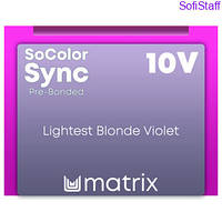 SoColor Sync pre-bonded фарба тонер на лужній основі без аміаку (10V)
