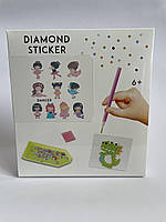 Набір для дитячої творчості Діамантова мозаїка DIY Зроби сам Diamond Sticker Дівчата