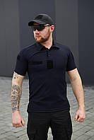 Мужская футболка Поло для ГСЧС и Полиции Cool-Pass темно-синяя 44