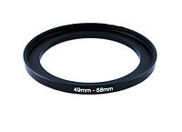 Повышающее степ кольцо 49-58мм для Canon, Nikon EWQ