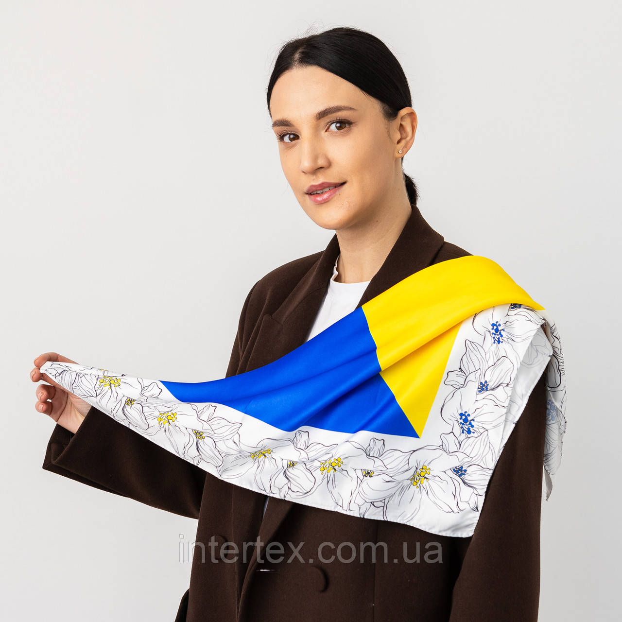 Хустка патріотична (атлас), фото 1