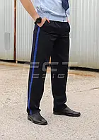 Тактические брюки НГУ летние повседневные с лампасом темно-синие