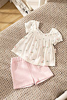 Костюм (блуза+шорти) для дівчинки Beyaz Bebek 2212 74 см Рожевий (2000990302458S)