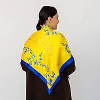 Хустка патріотична (атлас) 90х90 см.