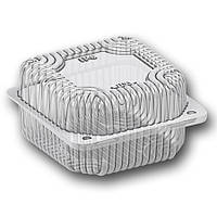 Корекс пластиковий з відкидною кришкою IT-8 розмір 107х107х62 об'єм 470 мл 50 шт/уп.