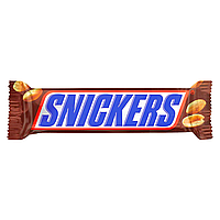 Шоколадный батончик Snickers 50 г с арахисом