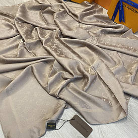 Хустка Louis Vuitton шовкова бежева