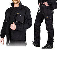 Спецодяг костюм робочий куртка та штани комплект спецівка чоловіча захисна світловідбиваюча роба польша