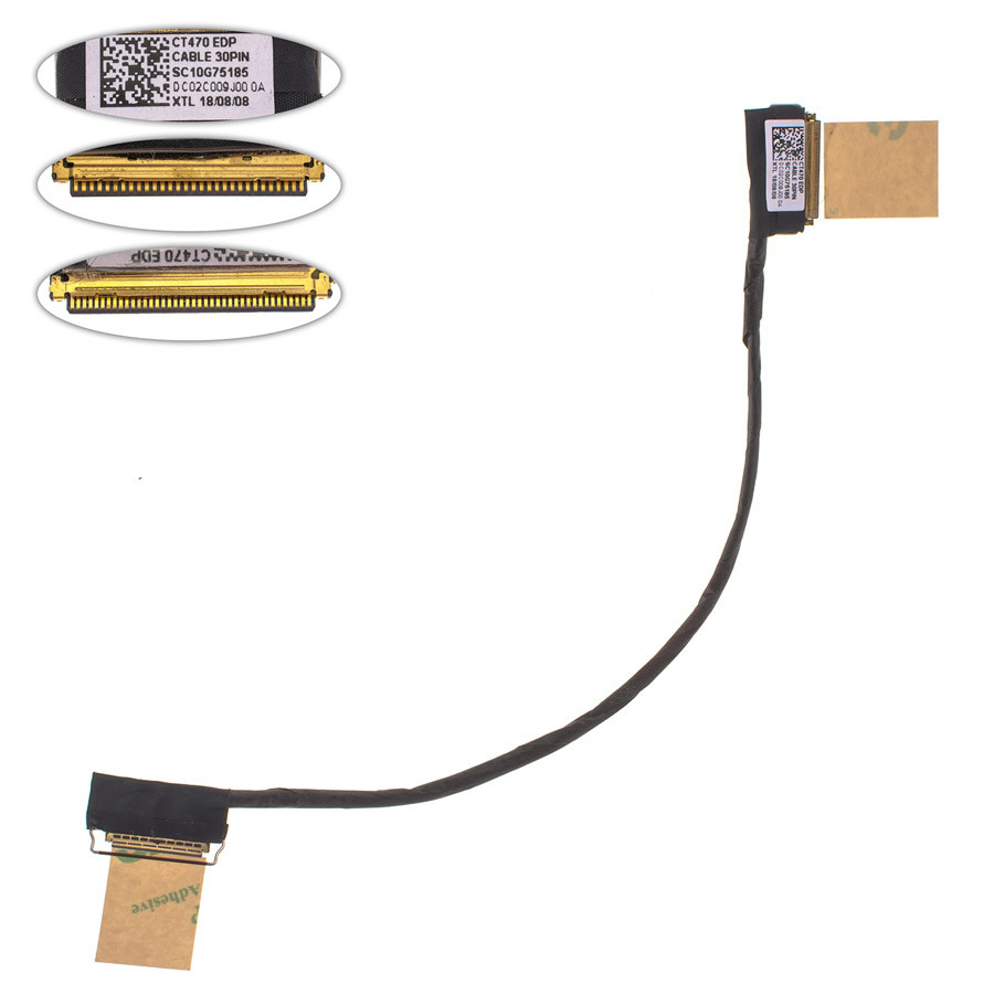 Шлейф матриці для ноутбука Lenovo (ThinkPad: T470, A475, CT470), FullHD, (dc02c009j00), фото 1