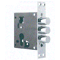 Замок дополнительный под евроцилиндр S. A. P. 3-ригеля D-18
