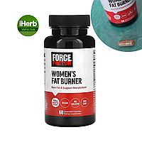 Force Factor, Women's Fat Burner, жироспалювальний засіб для жінок, 60 рослинних капсул