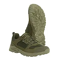 Оливковые тактические кроссовки Patriot c 3D-сеткой, Летняя нубуковая обовь с усиленными вставками vsk