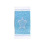 Рушник Barine Pestemal - Turtle 85*165 Mavi блакитний, фото 3