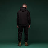 Спортивний костюм Ukrarmor Rush Hood&Pants однотонний. Чорний. Розмір S, фото 4