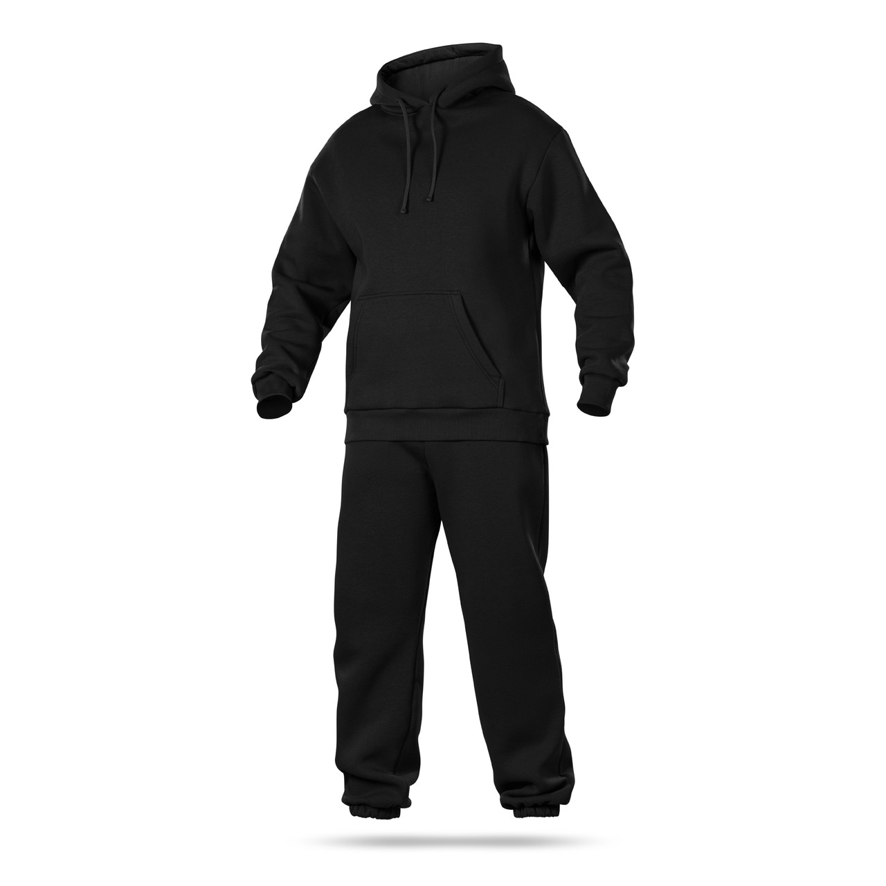 Спортивний костюм Ukrarmor Rush Hood&Pants однотонний. Чорний. Розмір S