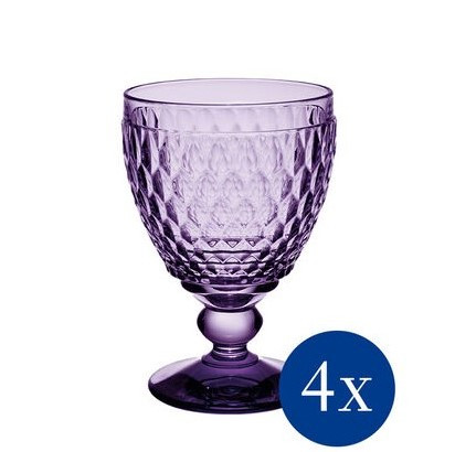 Набір із 4 келихів для вина 200 мл Villeroy & Boch Boston фіолетовий