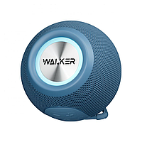 Колонка бездротова Walker WSP-115 (спікер, microSD) Blue