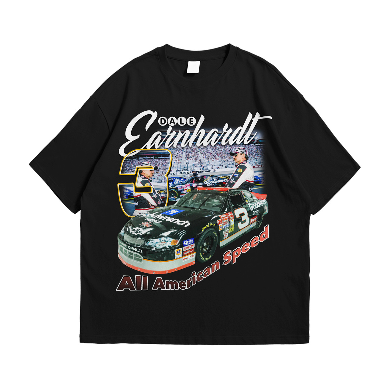 Футболка з принтом Nascar Dale Earnhardt XXXL Чорний