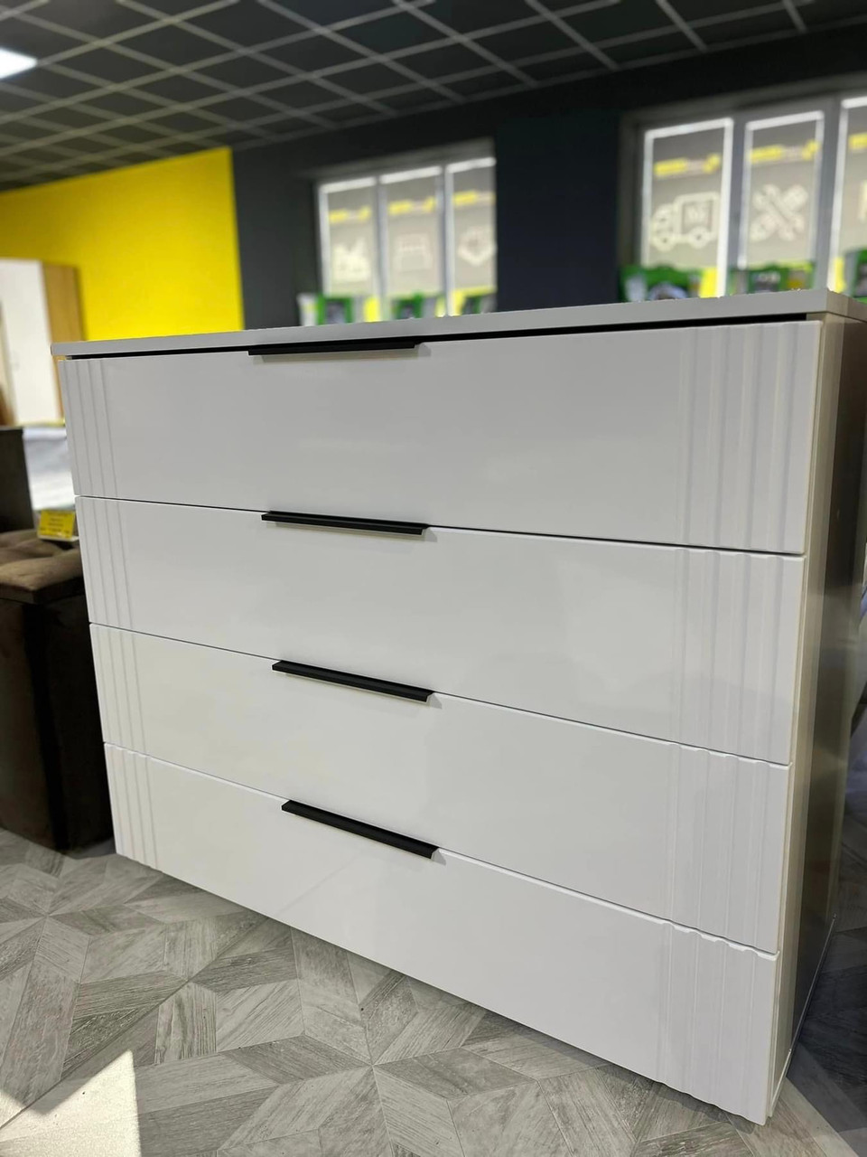 Комод Амелія МДФ  Білий Глянець Світ Меблів, фото 1