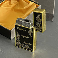 Запальничка подарункова газова "Візерунки", чорна 1132, фото 2