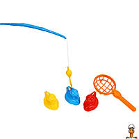 Детский игровой набор "рыбалка", сачок и три уточки, от 3 лет, Технок 7594TXK