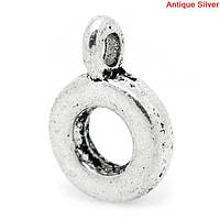 Тримач для кулона Finding Бейл плаский Античне срібло 11 мм x 7 мм