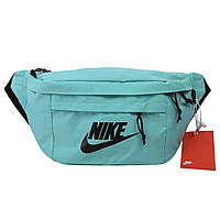 Бананка большая Nike Tech Hip Pack поясная сумка найк голубая бирюзовая
