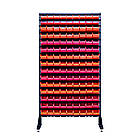 Стенд рекламний для запчастин 1800 мм, 135 ящиків, тип 3, органайзер для кріпильних матеріалів, ящики на стійці К П/С, фото 2