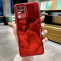 Силіконовий чохол Solid Color із захистом камери Samsung A22 5G Red