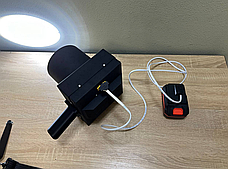 Прожектор світлодіодний зенітно-пошуковий 45Вт дистанцією 1500-1000 метрів акумуляторний 1 градус, фото 3