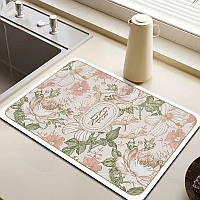 Протиковзкий килимок для сушіння посуду Kitchen Drying Mat 40x50 см