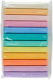 Пластилін восковий Kite Fantasy Pastel K22-086-2P, 12 кольорів, 200 г, фото 2