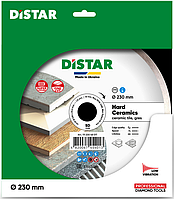 Диск Distar Hard Ceramics 1A1R диаметр 230 x1,6x10x25,4мм алмазный отрезной по керамике (11120048017)