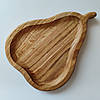 Дитяча дерв'яна тарілка "Груша" з дуба 20х15 см, фото 9