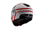 Мотошолом LS2 FF908 Strobe II Autox White Red, фото 3